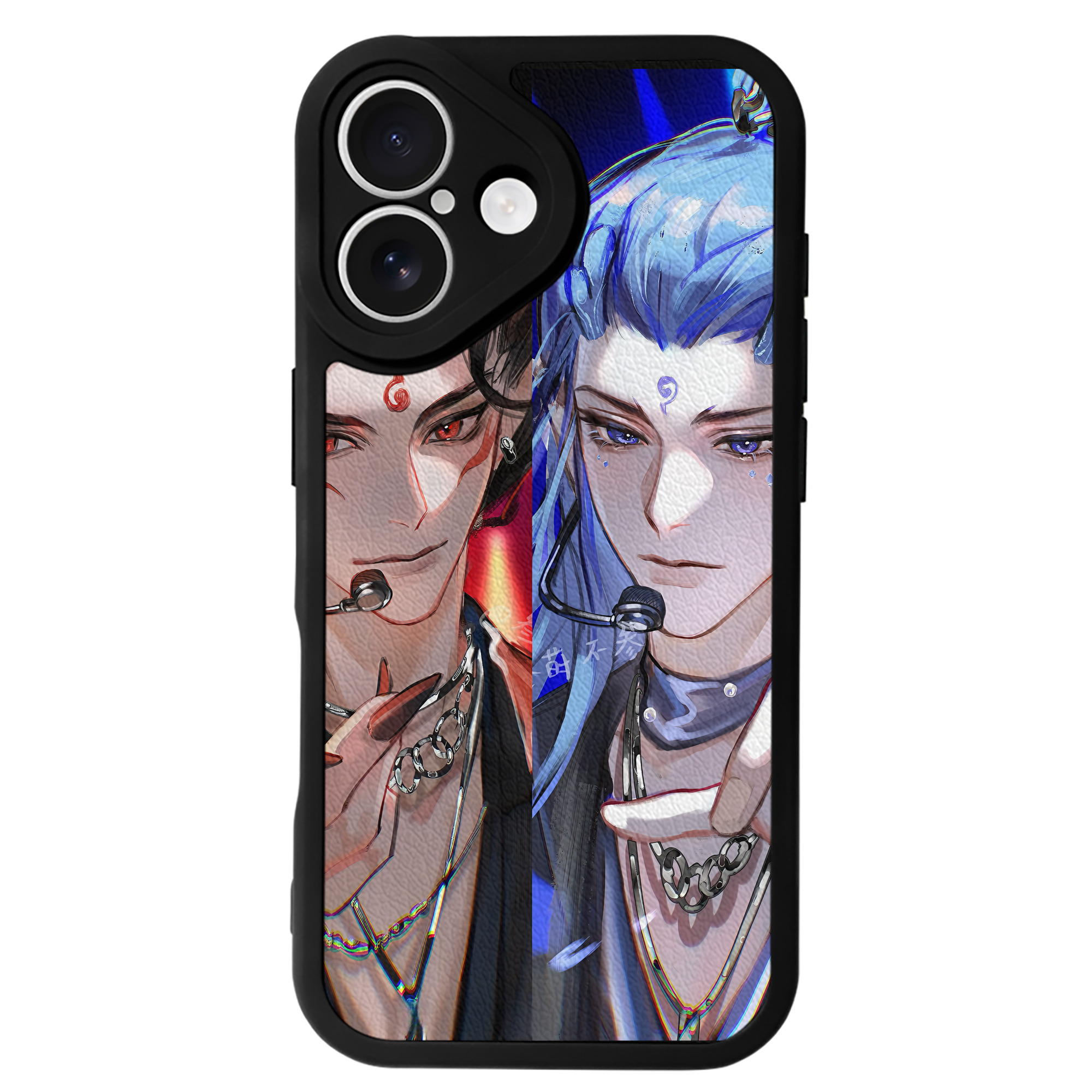 （画像用） Ne Zha 2 ナタ 魔童の大暴れ 【iPhone 16シリーズ対応】シリコンスマホケース（レザー調） 材質：シリコン
